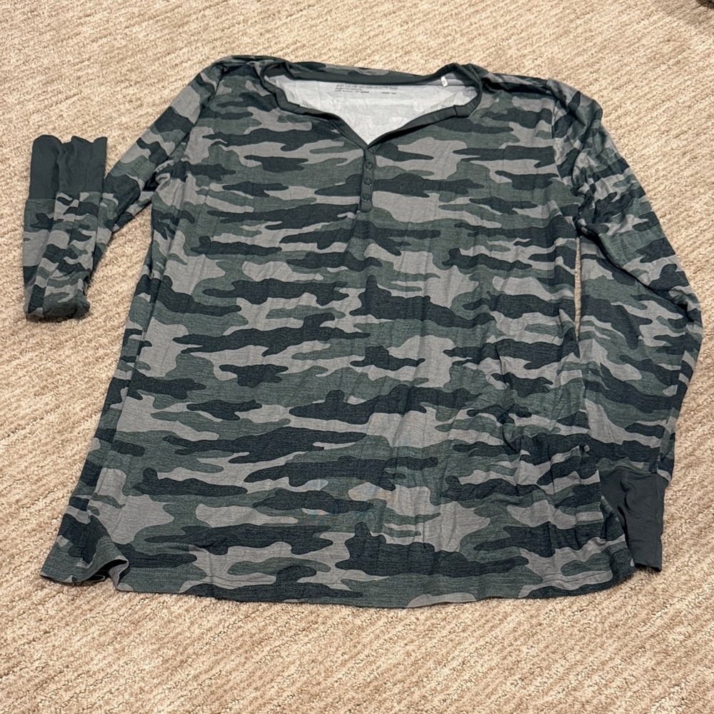 Little Sleepies Gray Long Sleeve Shirt
